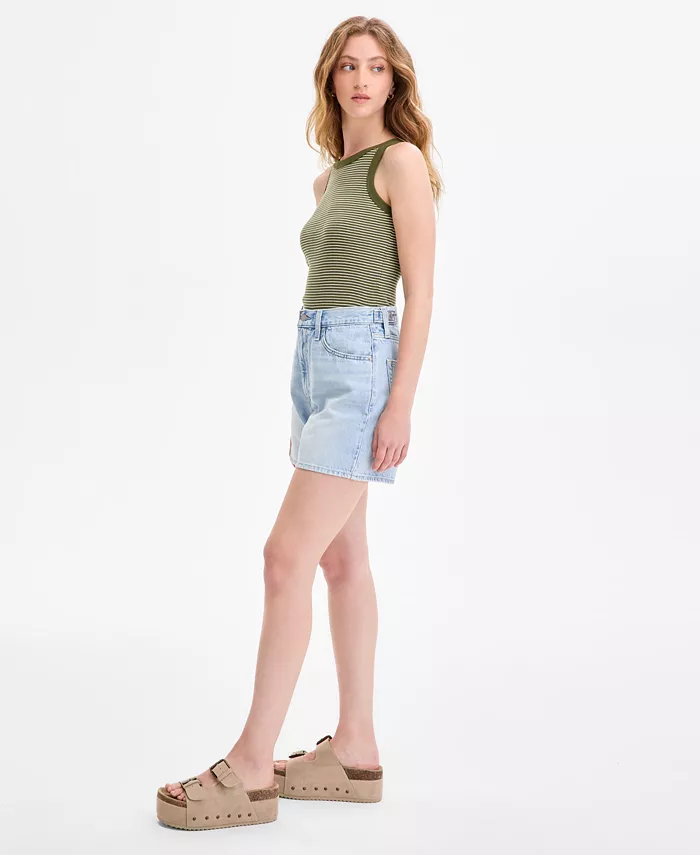Alfani Levi's Women's Cotton Cinch-Waist Denim Shorts Women's Fashion Shoes & Accessories