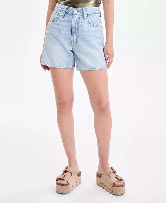 Alfani Levi's Women's Cotton Cinch-Waist Denim Shorts Women's Fashion Shoes & Accessories
