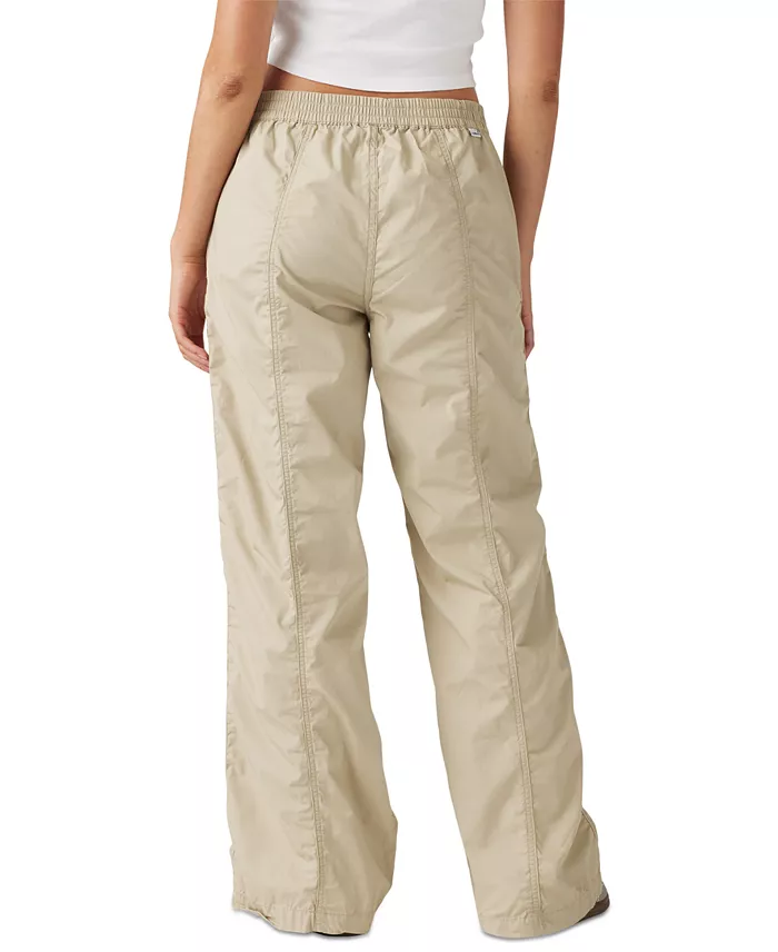 Alfani Levi's Women's Cotton Mid-Rise Baggy Parachute Pants Women's Fashion Shoes & Accessories