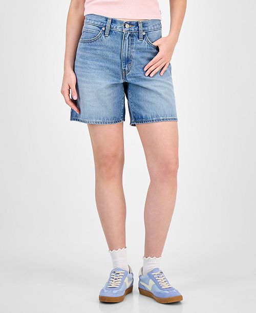 alfani Levi's Women's Mid-Rise '94 Baggy Denim Shorts Women's Fashion Shoes & Accessories