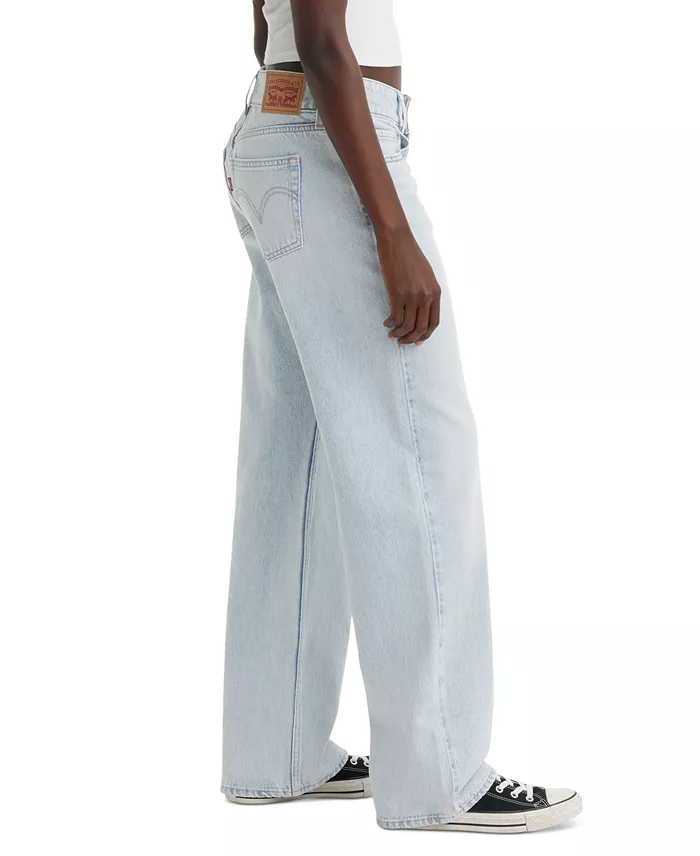 Alfani Levi's Women's Super-Low Double-Button Relaxed-Fit Denim Jean Women's Fashion Shoes & Accessories