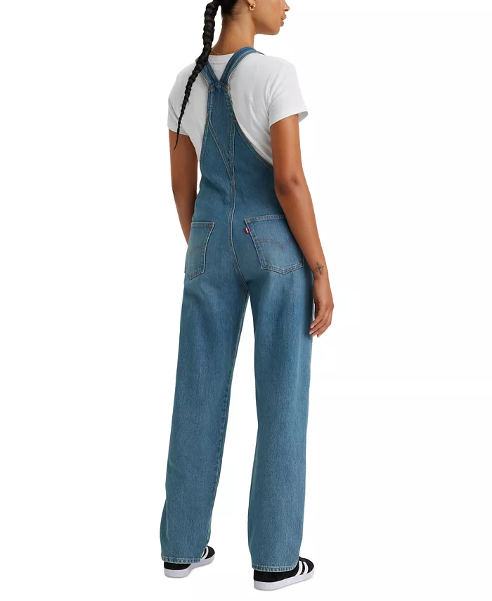 Alfani Levi's Women's Vintage-Style Cotton Denim Overalls Women's Fashion Shoes & Accessories