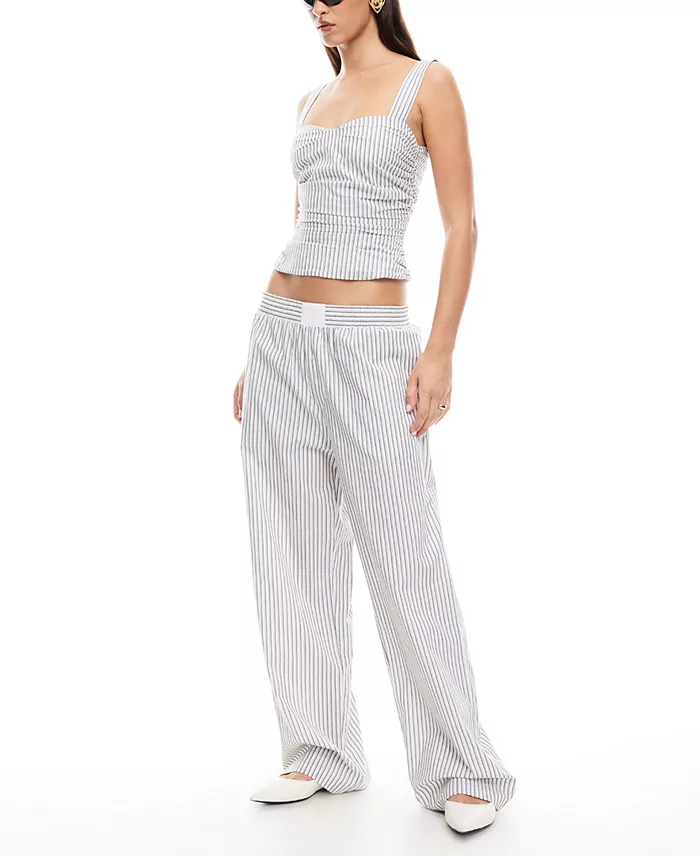 Alfani Lioness Women's Cobain Corset Top Women's Fashion Shoes & Accessories