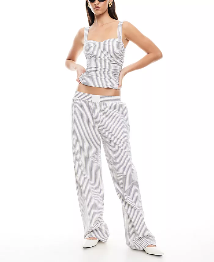 Alfani Lioness Women's Cobain Corset Top Women's Fashion Shoes & Accessories
