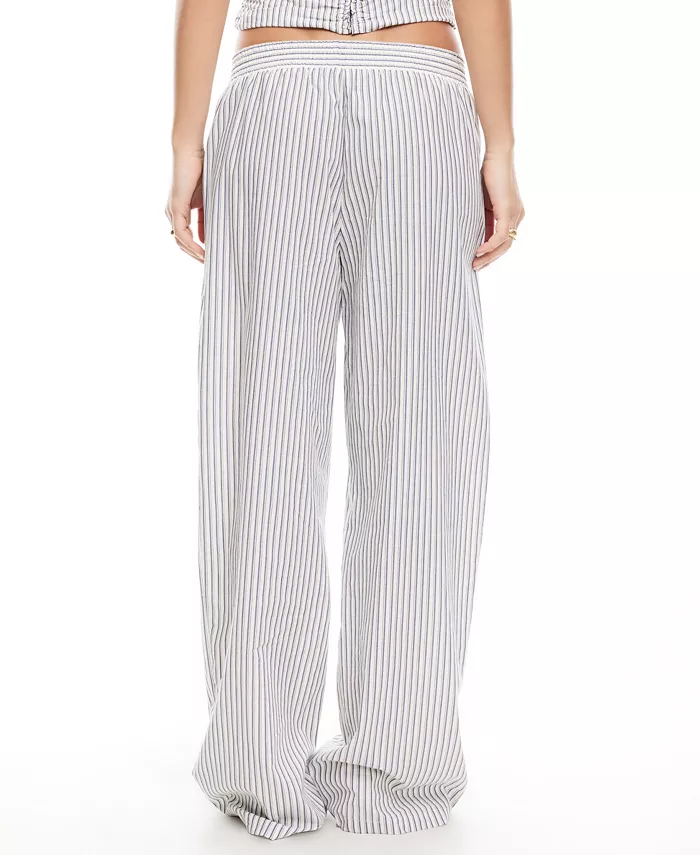 Alfani Lioness Women's Cobain Striped Pants Women's Fashion Shoes & Accessories