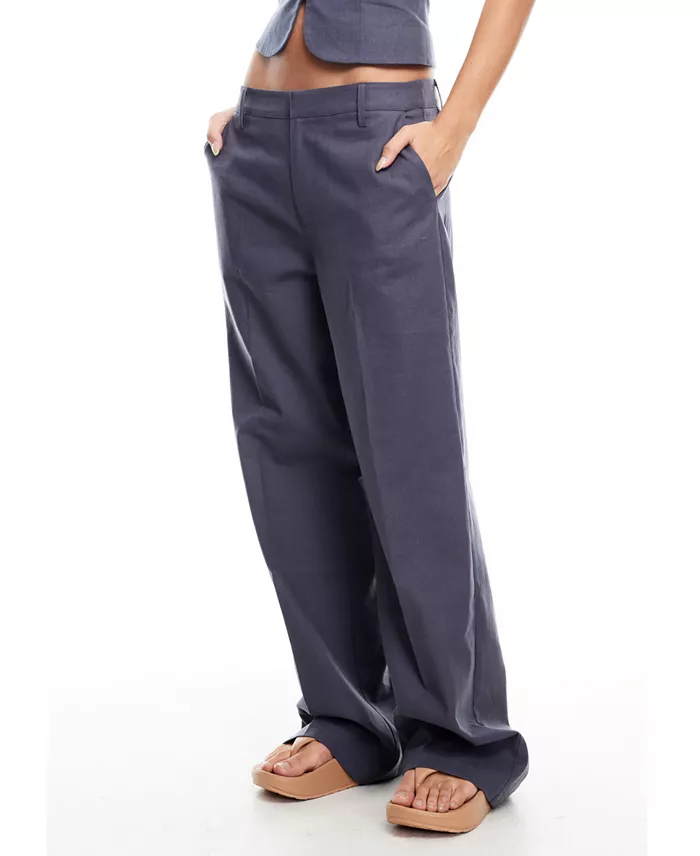 Alfani Lioness Women's Cotton Elements Straight-Leg Pants Women's Fashion Shoes & Accessories