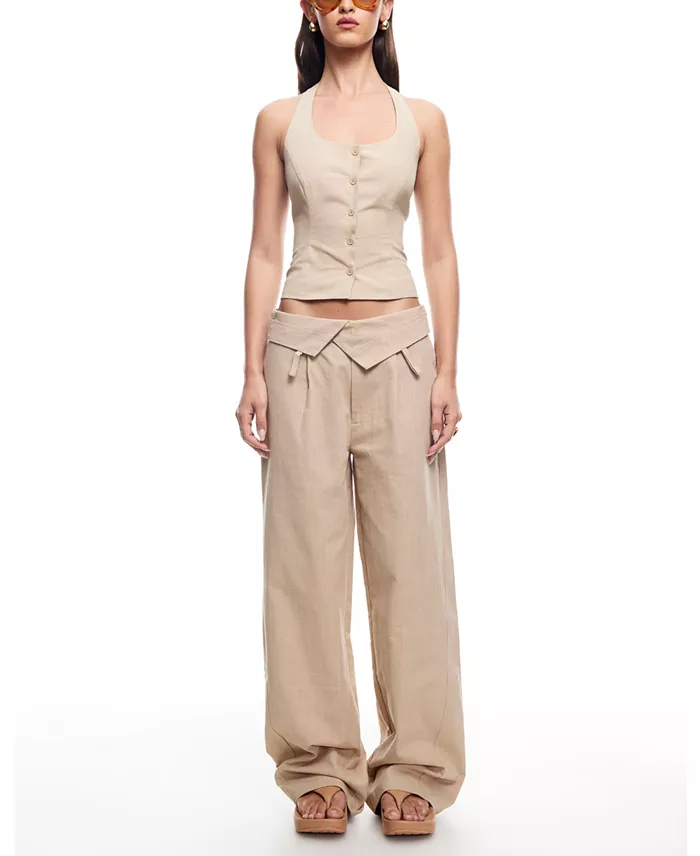 Alfani Lioness Women's Cotton Flourish Pants Women's Fashion Shoes & Accessories