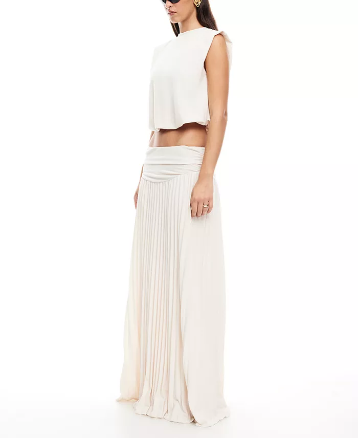 Alfani Lioness Women's Field Of Dreams Crop Top Women's Fashion Shoes & Accessories