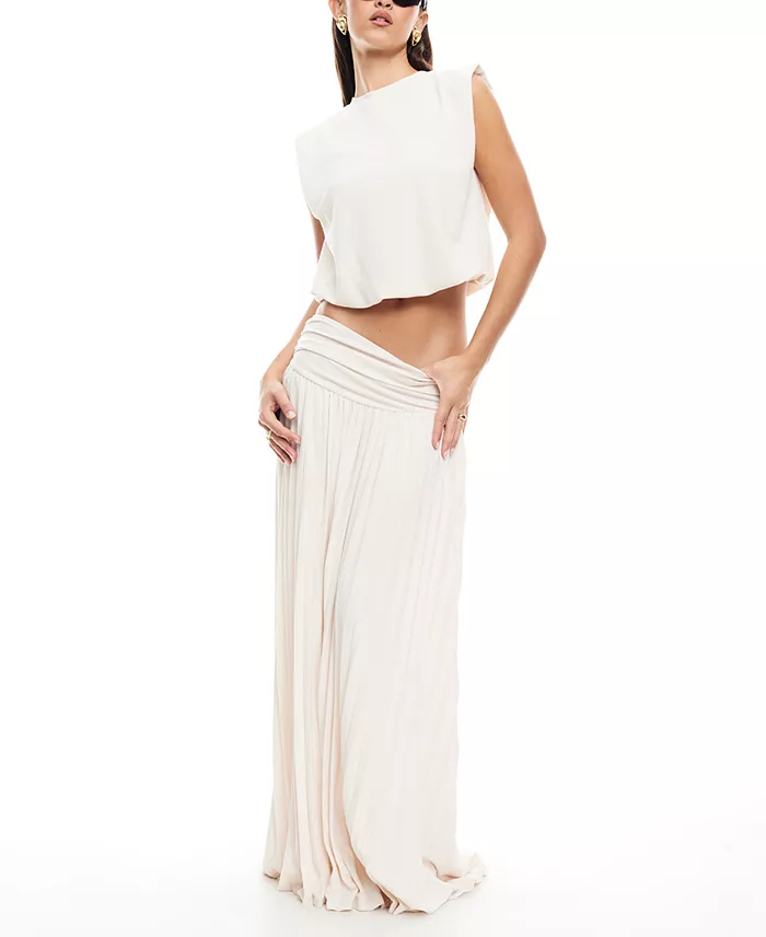 Alfani Lioness Women's Field Of Dreams Crop Top Women's Fashion Shoes & Accessories