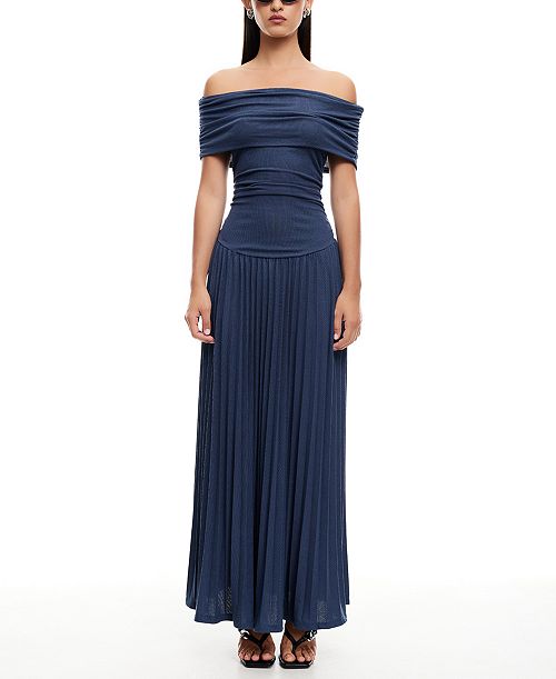 alfani Lioness Women's Field of Dreams Maxi Dress Women's Fashion Shoes & Accessories