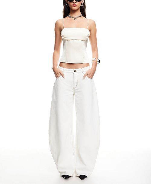 alfani Lioness Women's Humphrey Tie-Strap Camisole Women's Fashion Shoes & Accessories