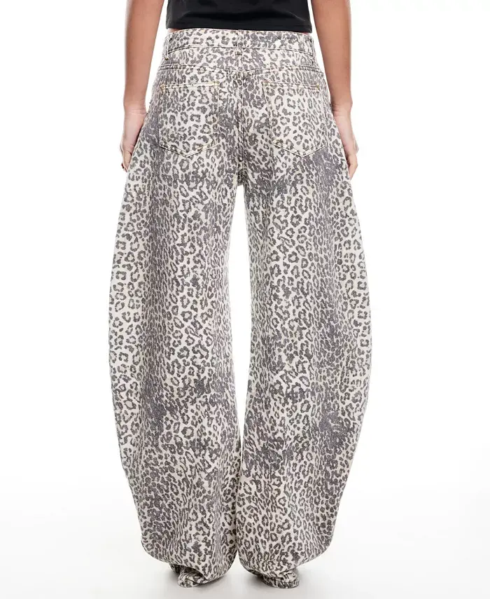 Alfani Lioness Women's Leopard-Print Horseshoe Jeans Women's Fashion Shoes & Accessories