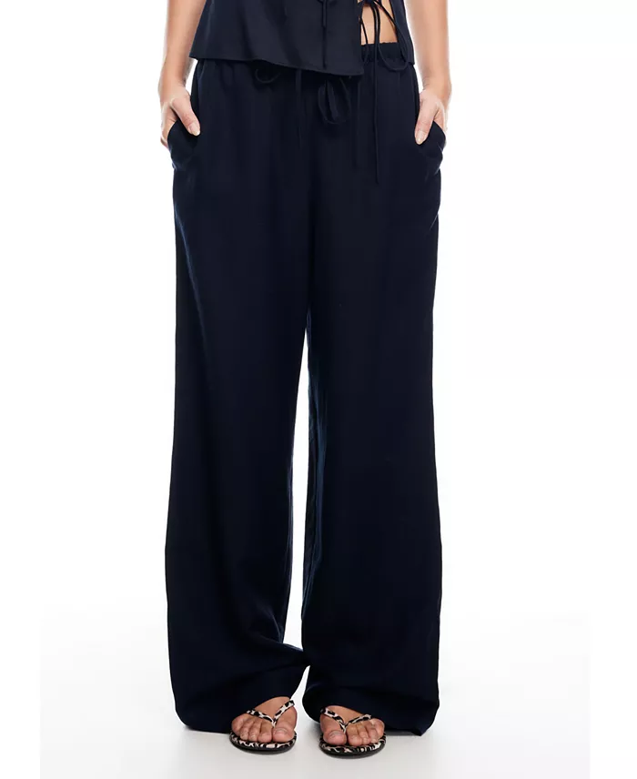 Alfani Lioness Women's Linen-Blend Idyllic Pants Women's Fashion Shoes & Accessories