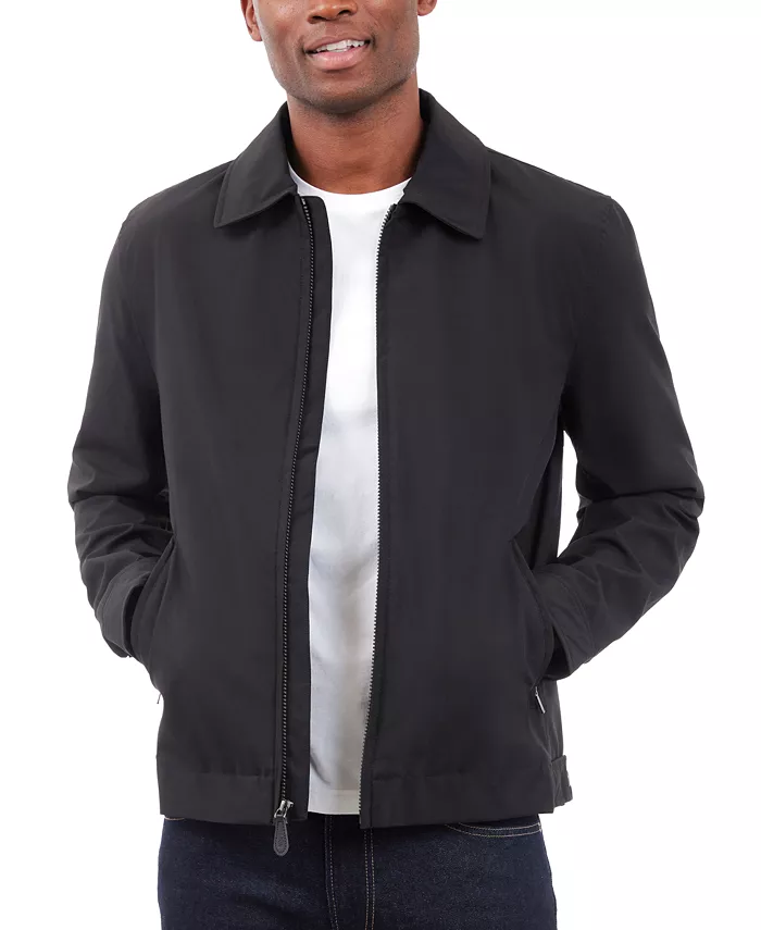 Alfani London Fog Men's Hipster Stretch Water-Resistant Full-Zip Jacket Men's Fashion & Accessories