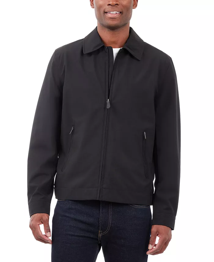 Alfani London Fog Men's Hipster Stretch Water-Resistant Full-Zip Jacket Men's Fashion & Accessories