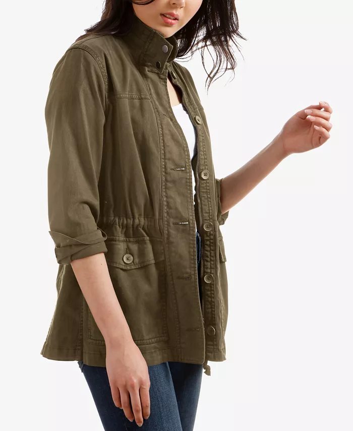 Alfani Lucky Brand Cargo Jacket Women's Fashion Shoes & Accessories
