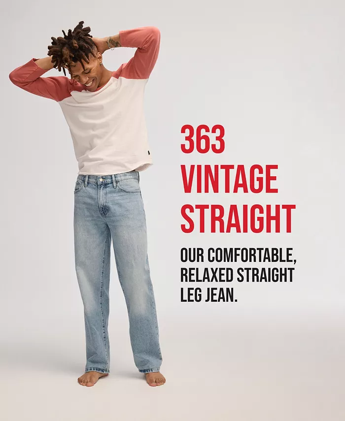 Alfani Lucky Brand Men's 363 Straight Coolmax Jeans Men's Fashion & Accessories