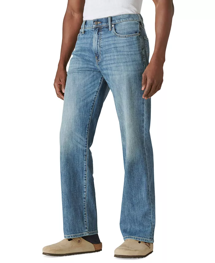 Alfani Lucky Brand Men's Relaxed-Fit Straight Whiskered Jeans Men's Fashion & Accessories