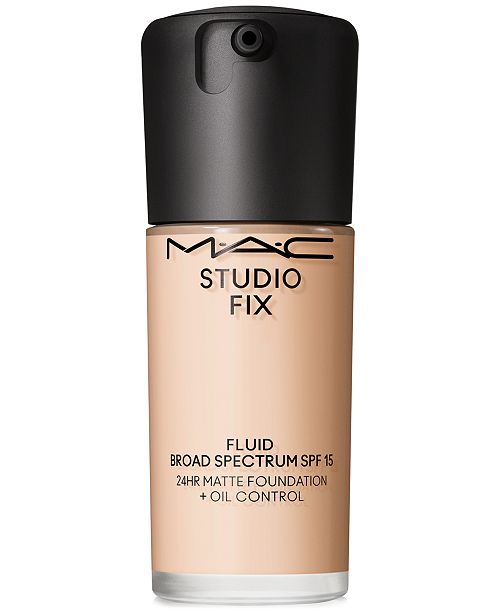 alfani MAC Studio Fix Fluid SPF 15 24Hr Matte Foundation + Oil Control 1 oz. Beauty