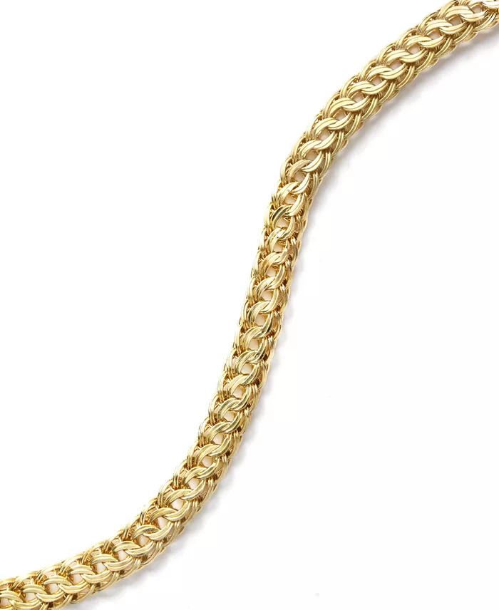 Alfani Macy's Circle Braided Bracelet In 14k Gold Jewelry & Watches