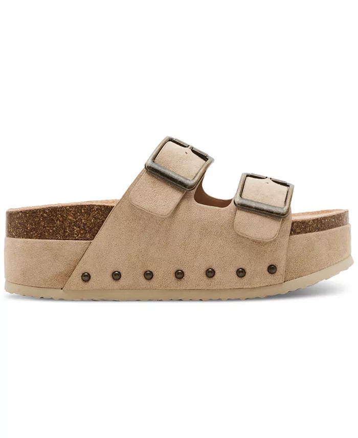 Alfani Madden Girl Babes Double-Strap Flatform Footbed Sandals Women's Fashion Shoes & Accessories