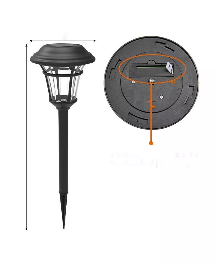 Alfani MAGGIFT 6-Pack Waterproof Solar Path Lights For Outdoor Spaces Furniture