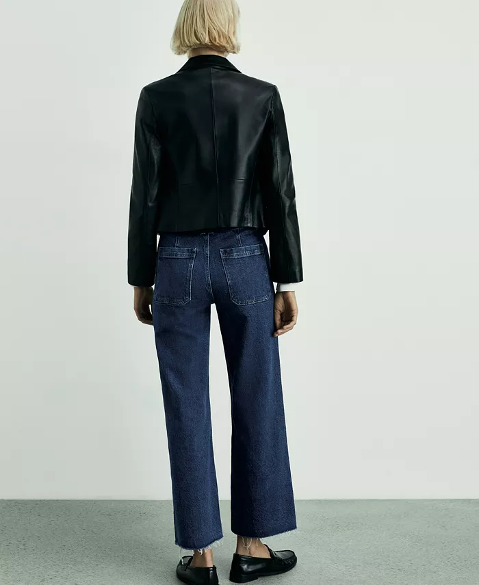 Alfani MANGO Women's Catherin Culotte High-Rise Jeans Women's Fashion Shoes & Accessories