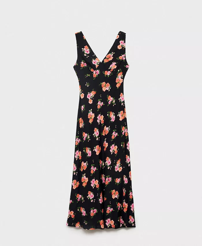 Alfani MANGO Women's Floral Midi Dress Women's Fashion Shoes & Accessories
