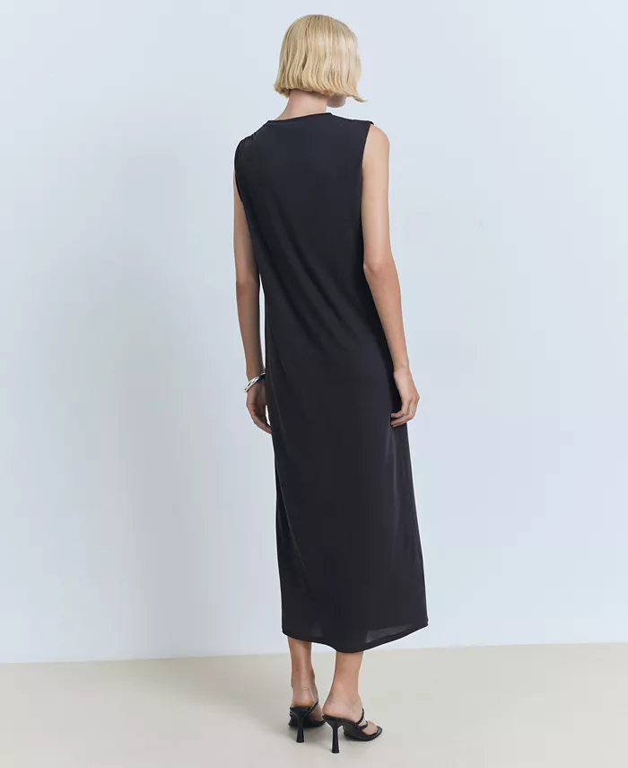 Alfani MANGO Women's Flowy Long Dress Women's Fashion Shoes & Accessories
