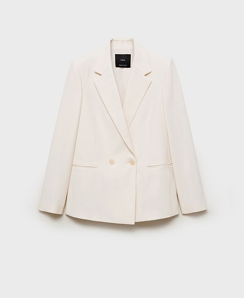 alfani MANGO Women's Straight-Fit Suit Jacket Women's Fashion Shoes & Accessories