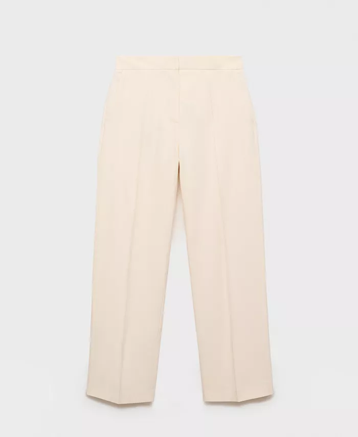 Alfani MANGO Women's Straight Suit Trouser Pants Women's Fashion Shoes & Accessories