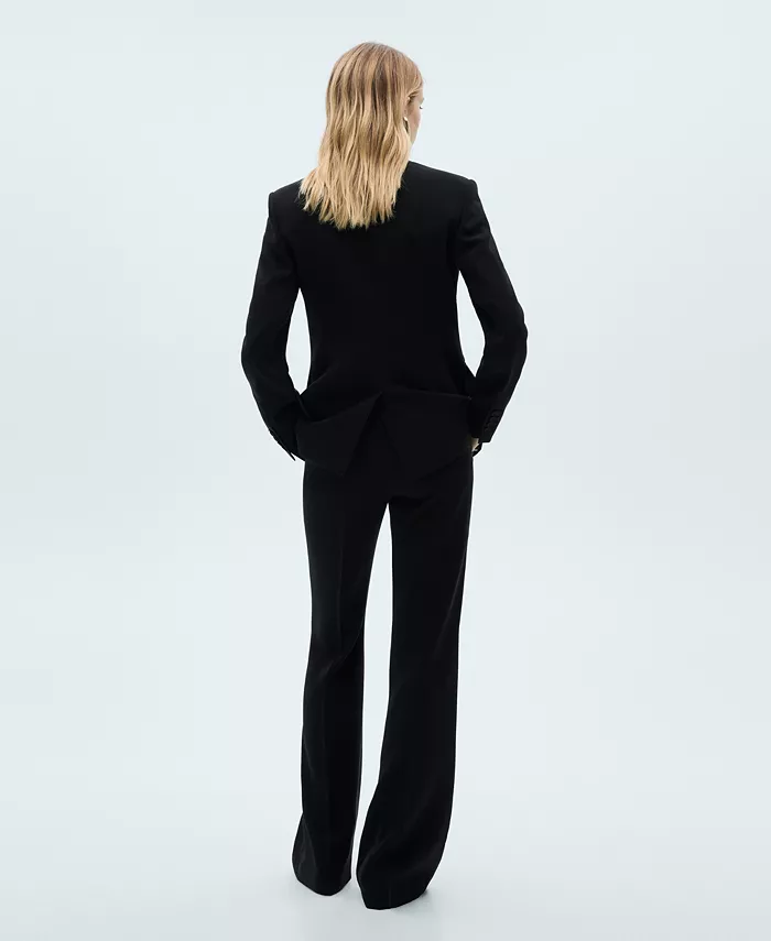 Alfani MANGO Women's Wide Leg Suit Pants Women's Fashion Shoes & Accessories