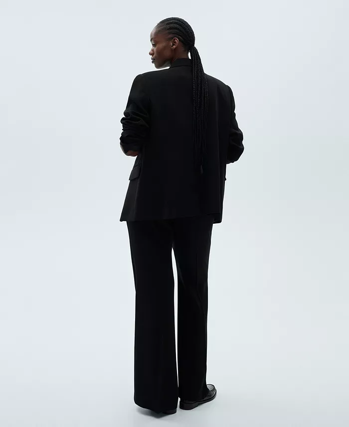 Alfani MANGO Women's Wide Leg Suit Pants Women's Fashion Shoes & Accessories