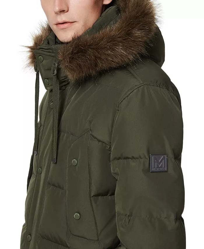 Alfani Marc New York Men's Gattaca Down Parka Coat Men's Fashion & Accessories