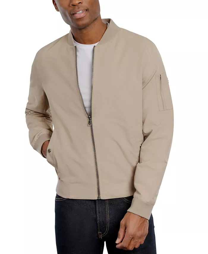 Alfani Michael Kors Men's Bomber Jacket Created For Macy's Men's Fashion & Accessories