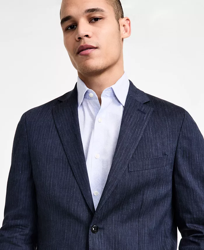 Alfani Michael Kors Men's Classic Fit Linen Suit Jacket Men's Fashion & Accessories