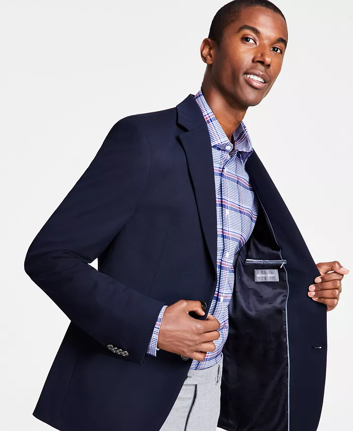 Alfani Michael Kors Men's Classic-Fit Stretch Solid Blazers Men's Fashion & Accessories