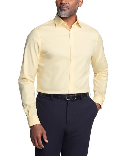 alfani Michael Kors Men's Regular Fit Comfort Stretch Dress Shirt Men's Fashion & Accessories