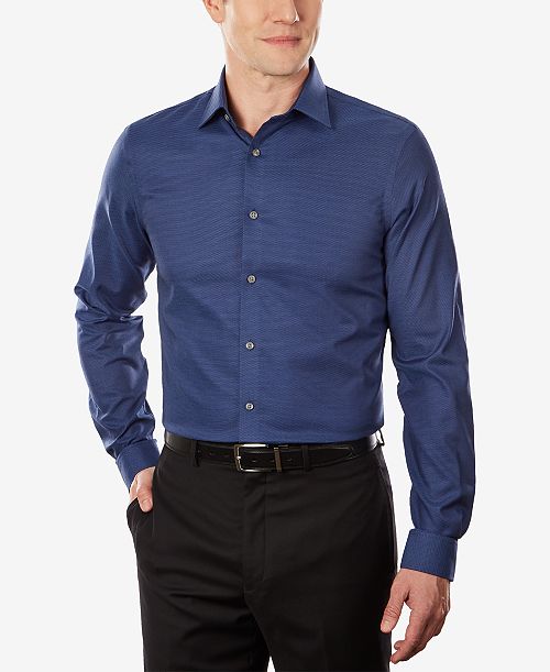 alfani Michael Kors Mens Comfort Stretch Slim Fit Dress Shirt Men's Fashion & Accessories