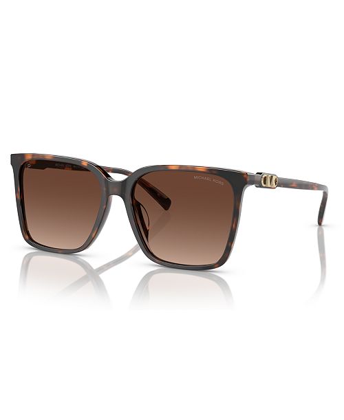 alfani Michael Kors Women's Canberra Polarized Sunglasses Gradient MK2197 Women's Fashion Shoes & Accessories