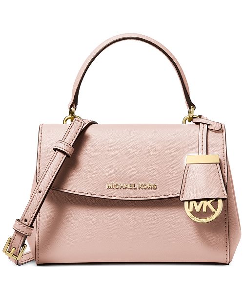 alfani MICHAEL Michael Kors Ava Leather Crossbody Bag Handbags Purses & Accessories