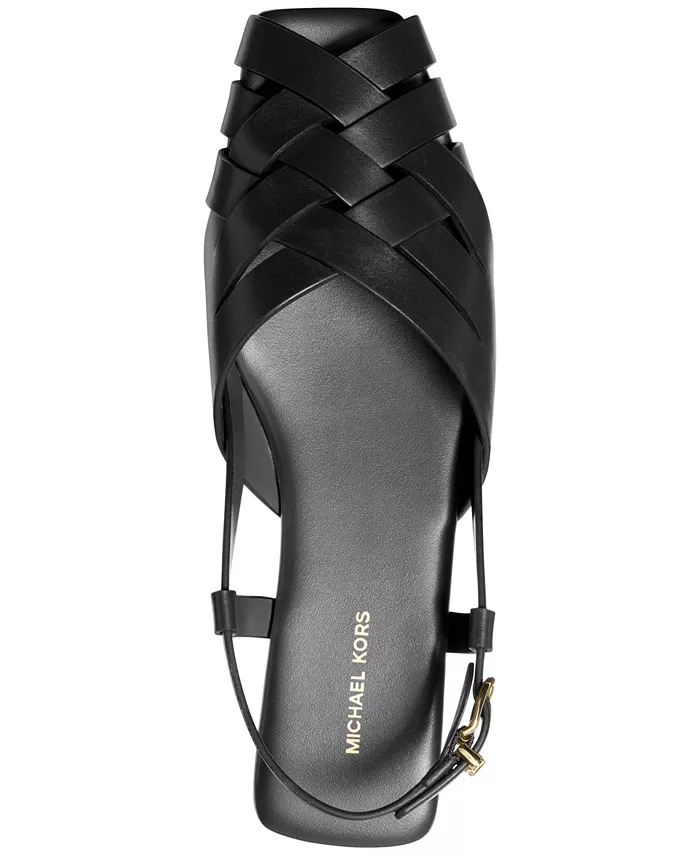 Alfani MICHAEL Michael Kors Irene Slingback Leather Flats Women's Fashion Shoes & Accessories