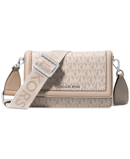 alfani MICHAEL Michael Kors Jet Set Mini Phone Webbing Nylon Crossbody Handbags Purses & Accessories