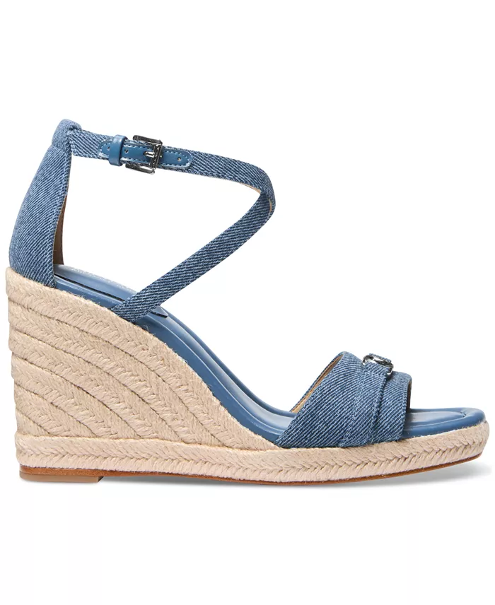 Alfani MICHAEL Michael Kors Mandy Espadrille Wedge Sandals Women's Fashion Shoes & Accessories