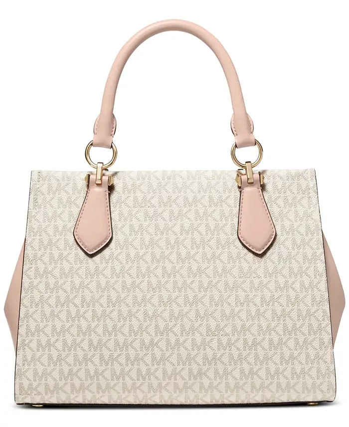 Alfani MICHAEL Michael Kors Marilyn Logo Medium Satchel Handbags Purses & Accessories