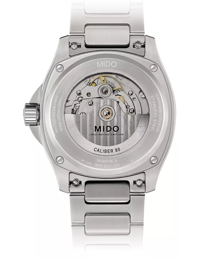 Alfani Mido Men's Swiss Automatic Multifort Stainless Steel Bracelet Watch 41mm Jewelry & Watches