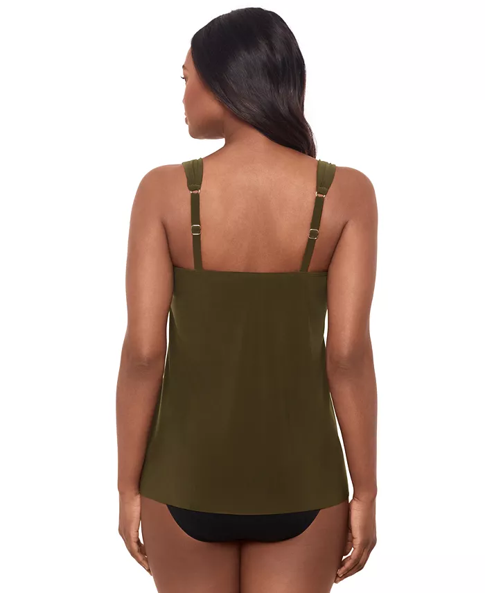 Alfani Miraclesuit Razzle Dazzle Tankini Top & Bottoms Women's Fashion Shoes & Accessories