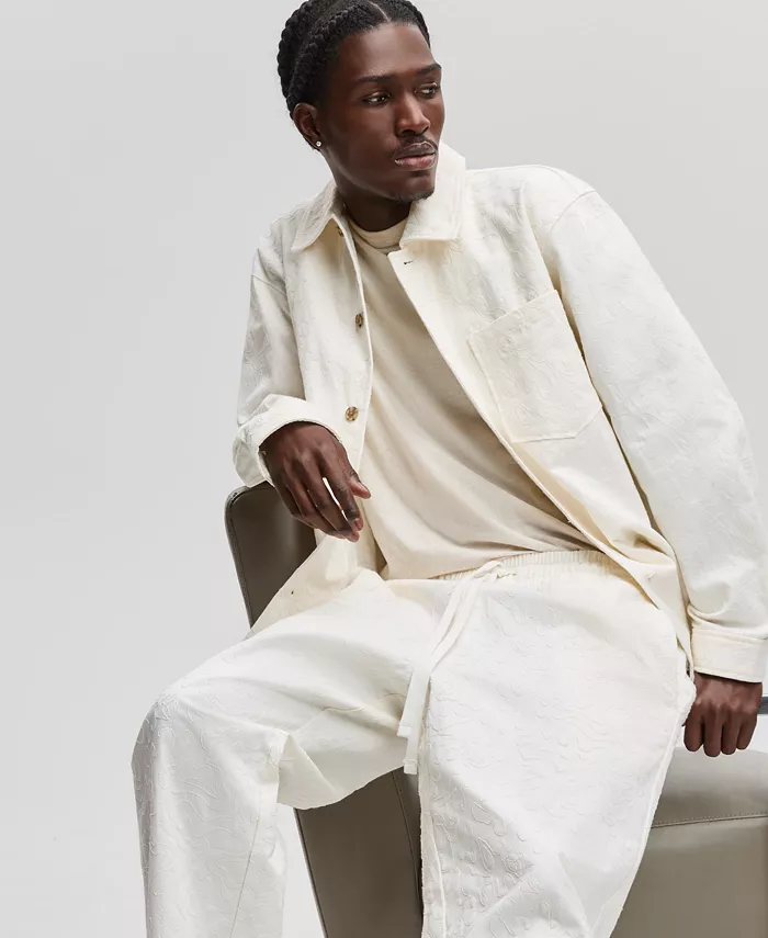 Alfani Mode Of One Men's Embroidered Shirt & Pants Exclusively At Macy's Men's Fashion & Accessories