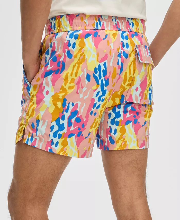 Alfani Mode Of One Men's Fashion Animal Regular-Fit Printed Swim Trunks Exclusively At Macy's Men's Fashion & Accessories