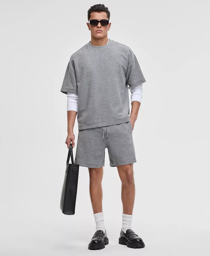 Alfani Mode Of One Men's Oversized-Fit Textured Sweatshirt Exclusively At Macy's Men's Fashion & Accessories